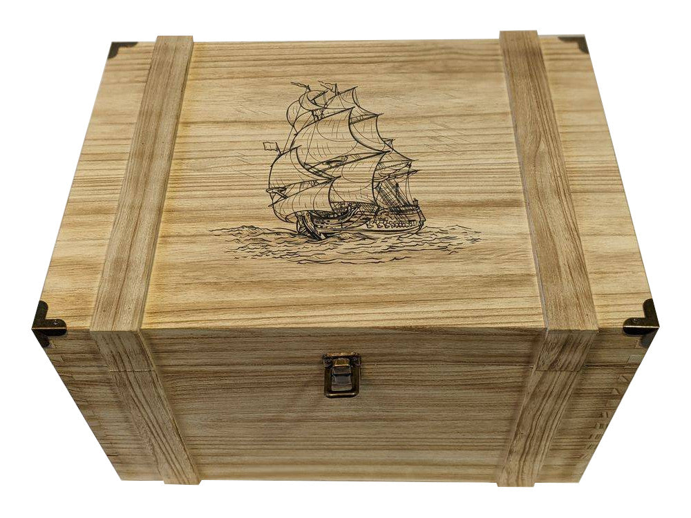 Erinnerungskiste, Schatzkiste aus Holz